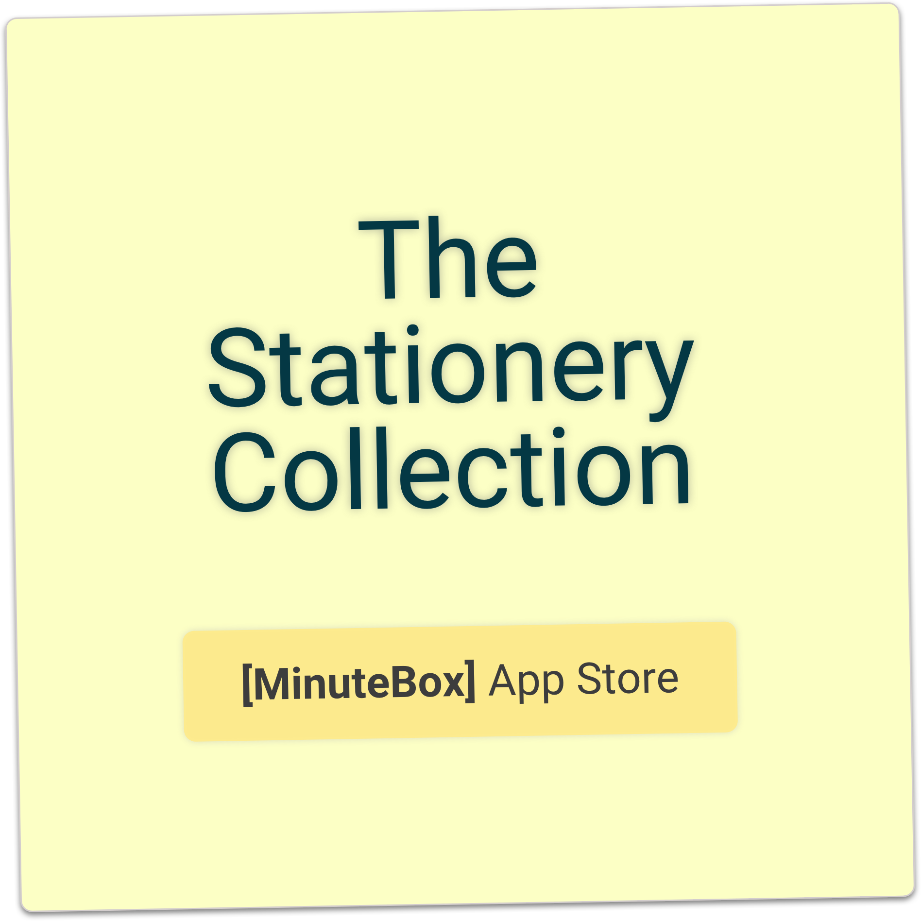 Stationery MinuteBox App Store